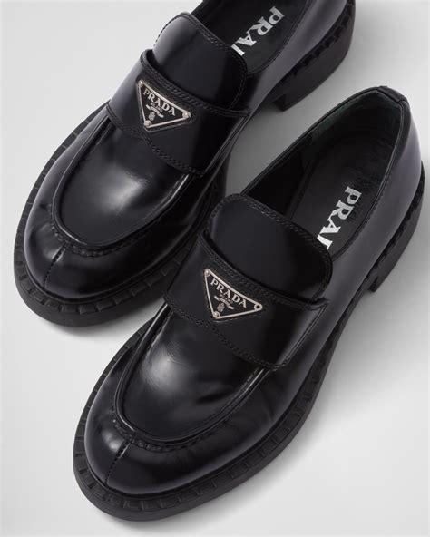 prada sloffen|ladies prada loafers.